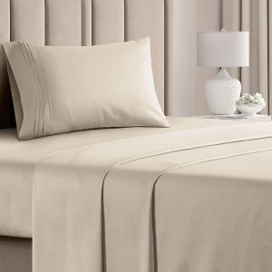 Silver Fitted bed Sheet
