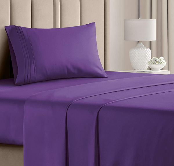 Purple Fitted Sheet