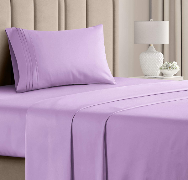 Lavender Fitted bed Sheet