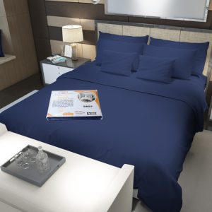 Navy Blue Fitted bed Sheet